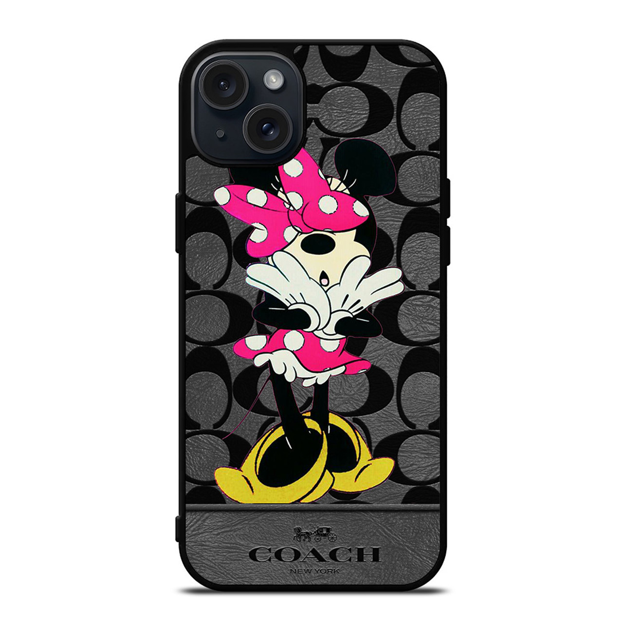 COACH NEW YORK MINNIE MOUSE iPhone 15 Plus Case Cover